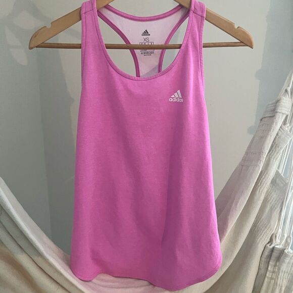 Adidas Women's Aeroready Pink Tank Top  size XS - Picture 1 of 2